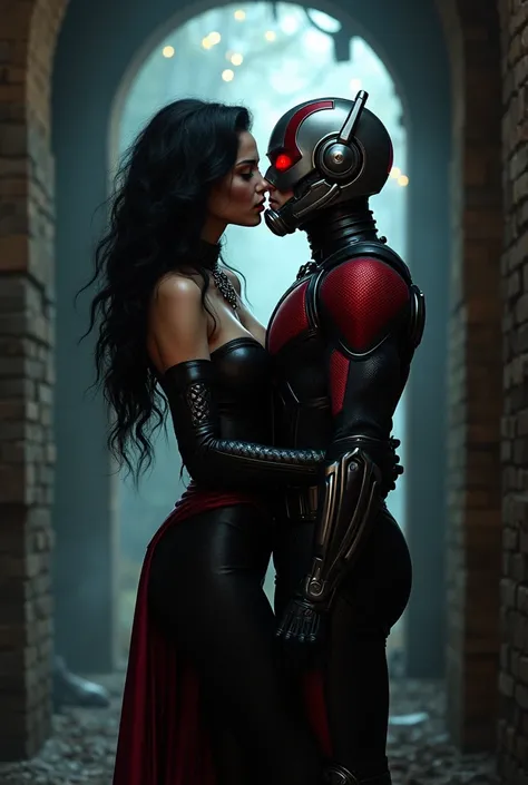 sexy Zatana and Antman kiss