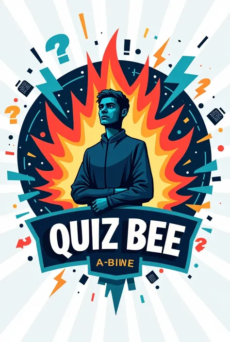 A quiz bee logo