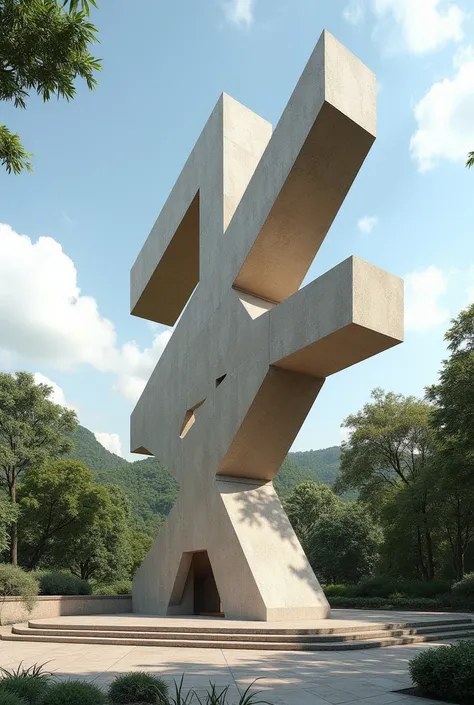  generate an architectural monument ,  with a layout on the theme of the extinction of leopards  . It definitely shouldn't &#39; be like everyone else ..  and geometry should predominate.. 