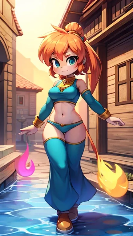 Female genie tiny toons adventure style 