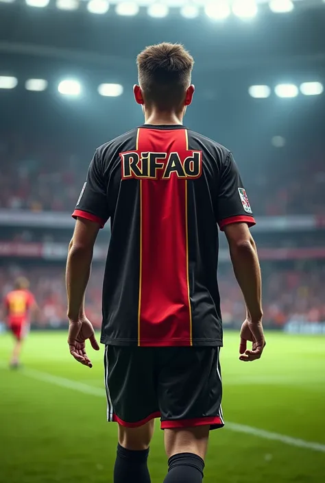 Jersey with the name RIFAD in Backside 