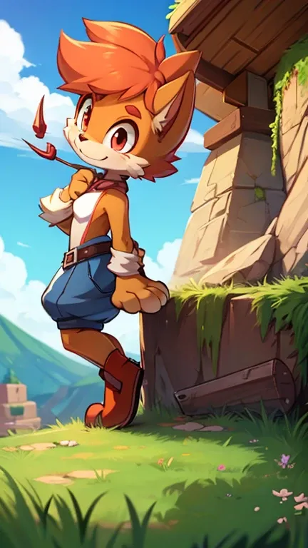 Female furry thorn tiny toons adventure style 