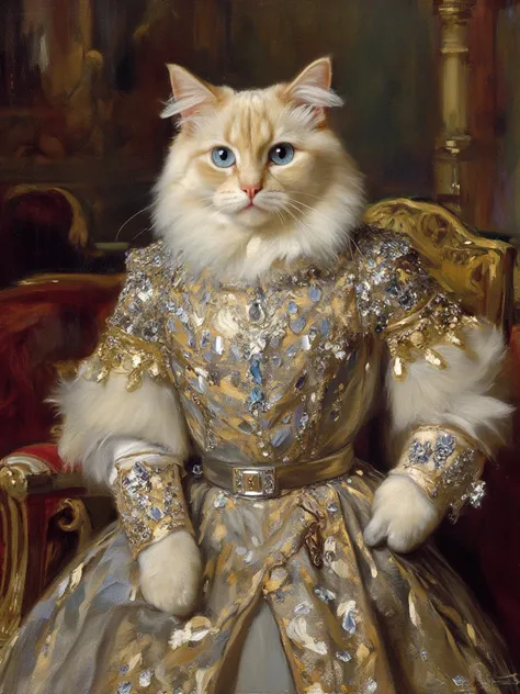 beautiful ragdoll cat　Prince&#39;s Clothes　Sparkle