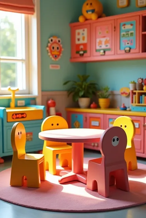 Preschool furniture on the theme of video games 