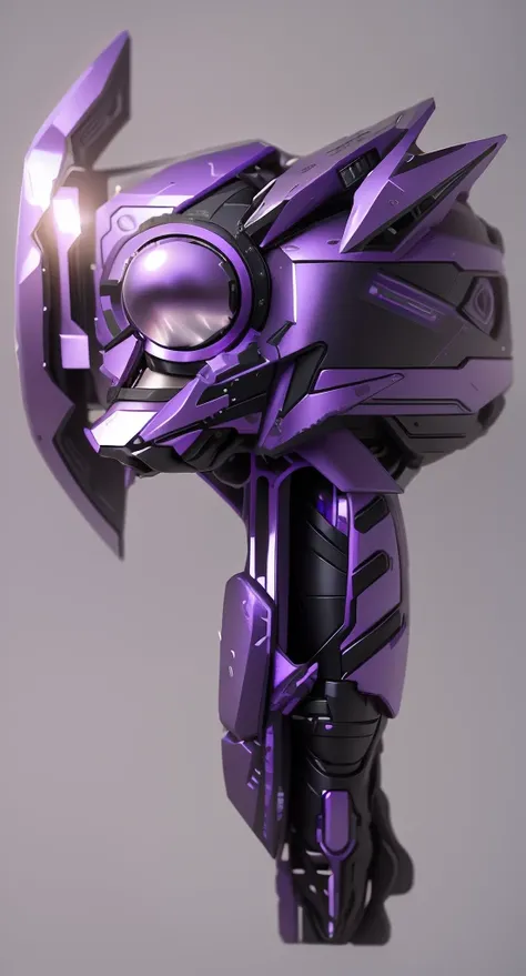 Add purple as the main color （ to guarantee its layering and armor texture purple as the main color ，And hopefully there won't be any noise ）