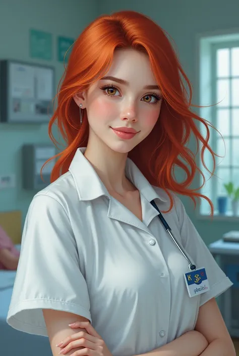 red-haired nurse