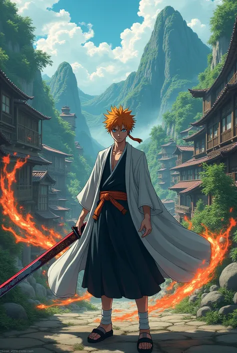 Ichigo in Naruto universe 