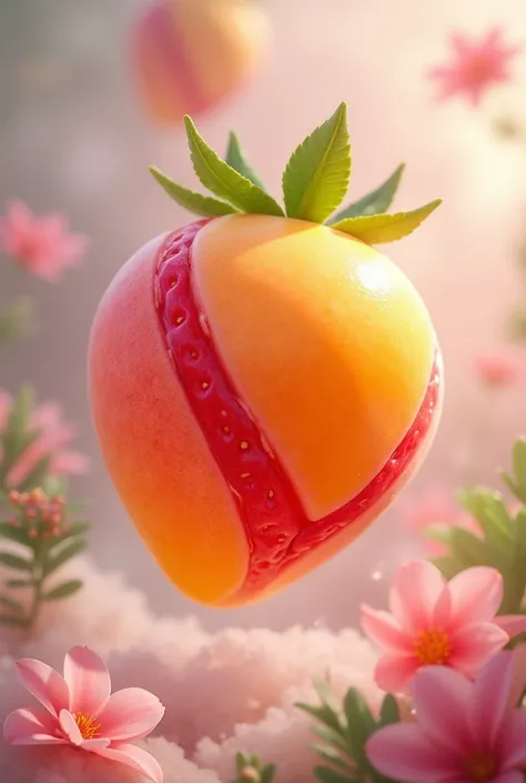 Make it mango and strawberry combined in one fruit 