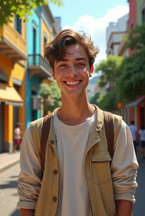 young and cheerful 24-year-old white boy who is 24 years old and lives in Brazil, He must be white and he doesn't have to be so handsome, Just be normal. desktop background