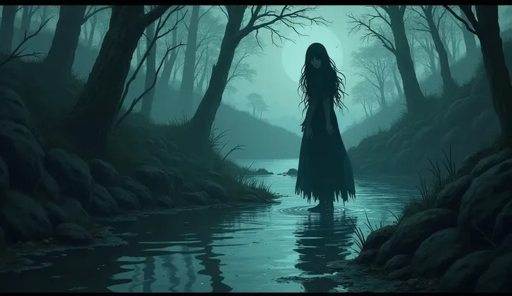 The River Spirit of Resentment*

Aedric came upon a poisoned river guarded by a weeping spirit. Her tears fell into the water, turning it black.

"Why do you cry?" Aedric asked.

"I was wronged by those I trusted, and I cannot let go of the pain," she said...