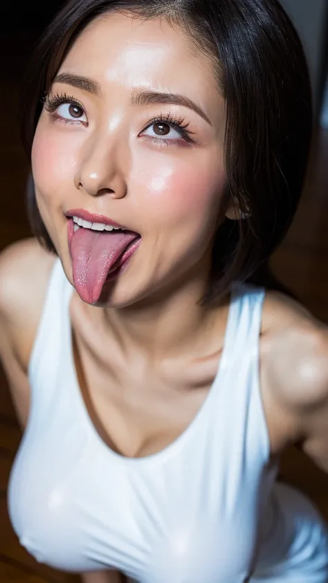  BEAUTIFUL JAPANESE ACTRESS,(photo  is present:1.4), (hyper  is present:1.4), ( is present:1.3), very detailed, Lashes high resolution eye depiction  ,  keep your eyes focused, Nose and mouth, focus on face ,  women who open their mouths and close their ey...