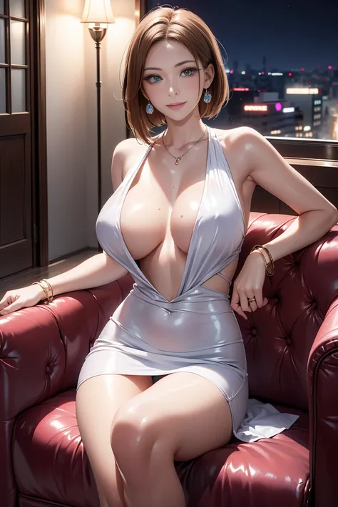 

(masterpiece, highest quality, highest quality, Official Art, Beautiful and aesthetic:1.2, Cinematic lighting、Key light at 45 degrees from the front, Fill Light、Soft backlight), (((Big Breasts))), Beautiful Face, Perfect round ass, Slim figure、Fit and bo...