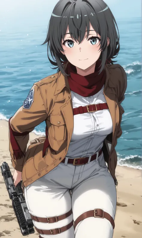 Yukinoshita yukino head with long black hair 