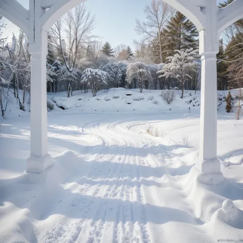 .





























White on white,white white  , white to white
near plan
small dwarf birch trees are all covered with snow-white sparkling snow,
 each tree branch is shrouded in frost  , big snow flakes ,
 there are places in the snowdrifts
sn...