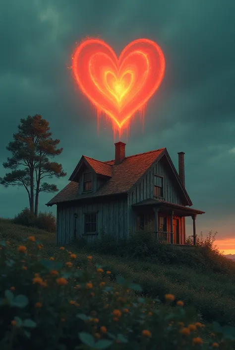 Image of the song Maria by the singer Jao ,  using a house and a heart as examples 