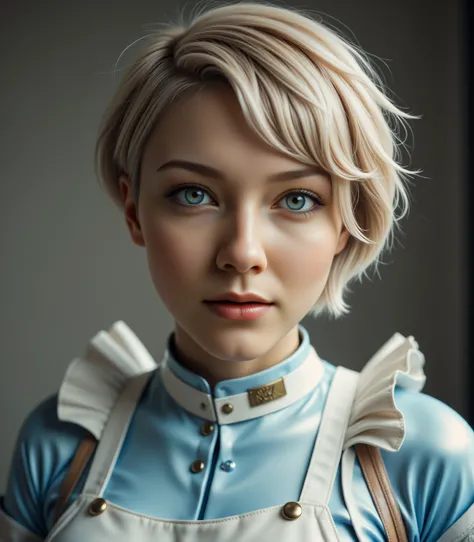 k4r4d3droit, blue eyes, uniform, score_9, score_8_up, score_7_up, score_6_up, Photo, realism, photorealistic, chiaroscuro lighting, warm color tones, cinematic, dramatic, 8k, masterpiece, featuring a beautifully detailed face with captivating eyes and a se...