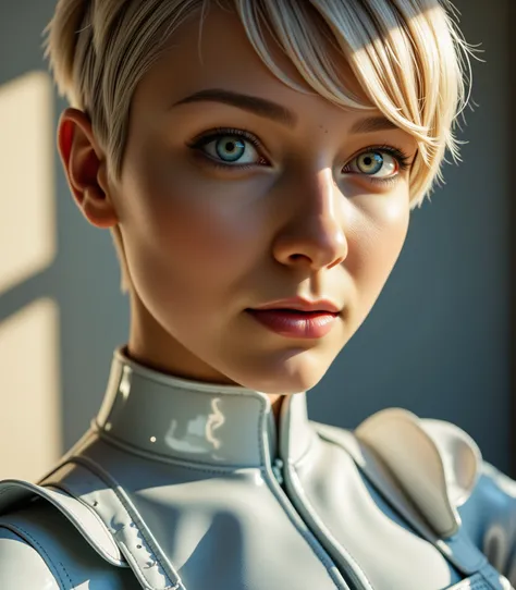 k4r4d3droit, blue eyes, uniform, score_9, score_8_up, score_7_up, score_6_up, Photo, realism, photorealistic, chiaroscuro lighting, warm color tones, cinematic, dramatic, 8k, masterpiece, featuring a beautifully detailed face with captivating eyes and a se...