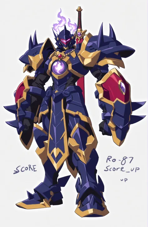 score_9, score_8_up, score_7_up, source_anime, rating_safe, , (realistic: 0.6), front visor, , 1 male, alone, male focus, issei_Hyoudou, powered up equipment, necromancer type armor, armor made of shadows, armor made of darkness, dull, no reflection, viole...