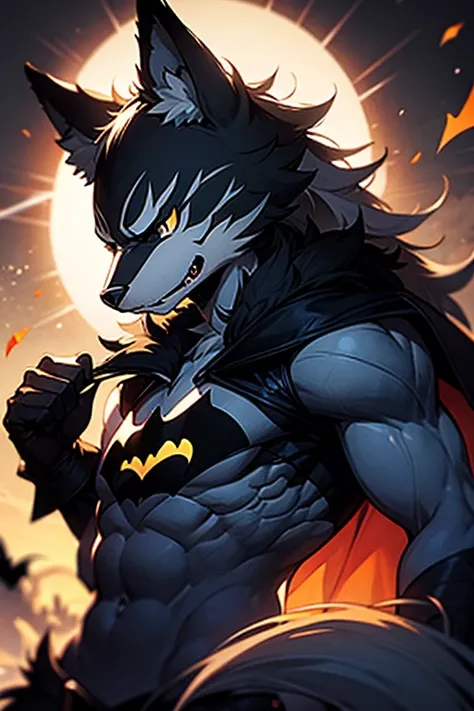 Wolf furry batman