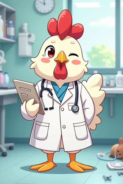 Anime chicken doctor