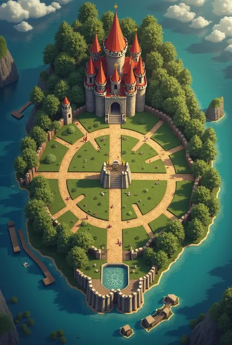  General Structure of the Board
General Format :
 A circular or hexagonal board works well to represent the characters' journey around a kingdom.  If you prefer something more linear ,  consider sinuous paths that connect at the center .

 Main Areas :

Pr...