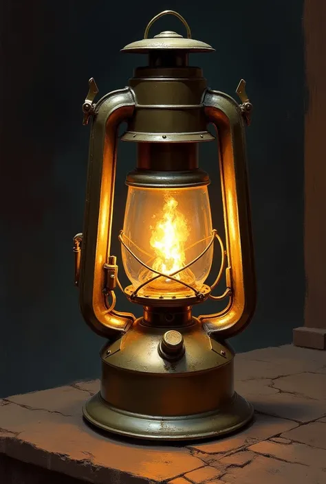 PNG drawing of a carbide lamp