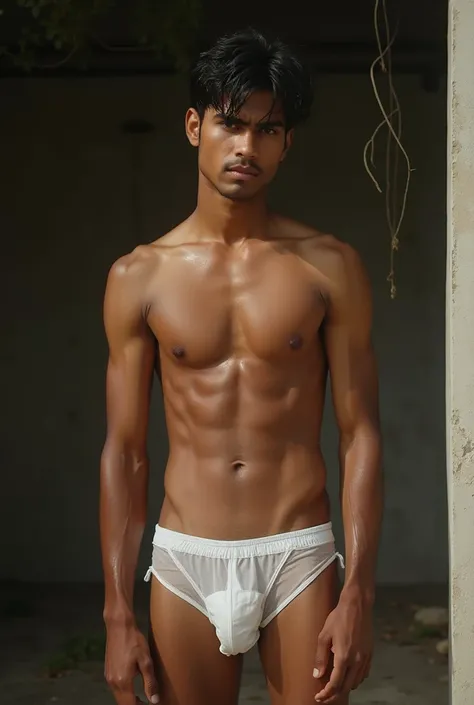 Indian twink boys ute beautiful Indian boy18 year old in white wet transparent undies naked and exposed((real)), natural, embarassed