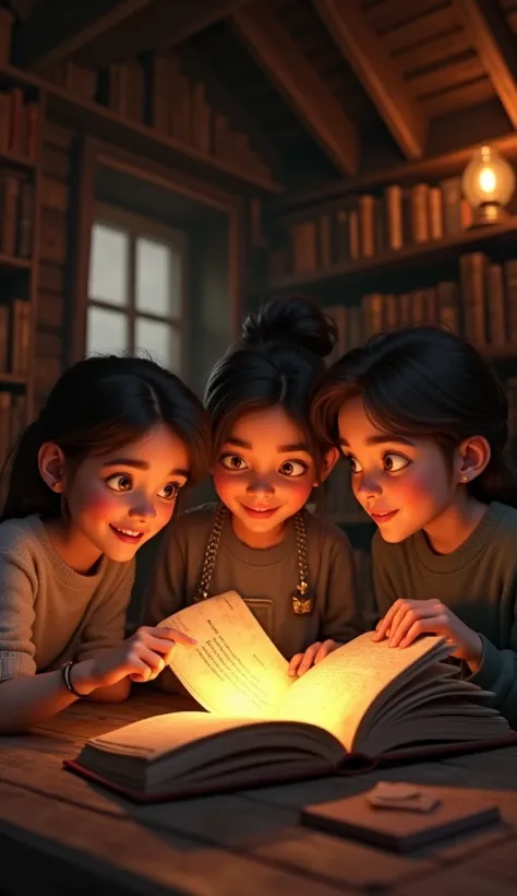 One late evening, as they gathered in Aryan’s attic—their favorite hangout spot filled with old books and a dim yellow lamp—Rhea found an ancient-looking envelope tucked inside a dusty journal. 3D Pixar.