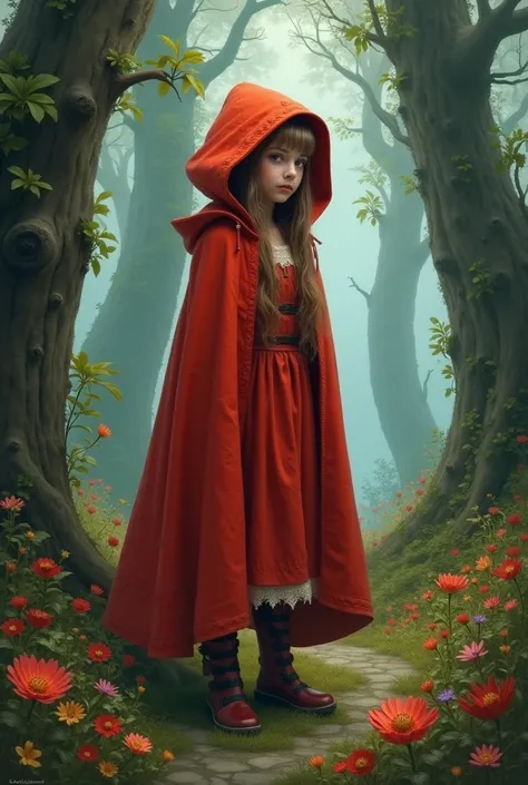 Et do Fime et DRESSED in Little Red Riding Hood