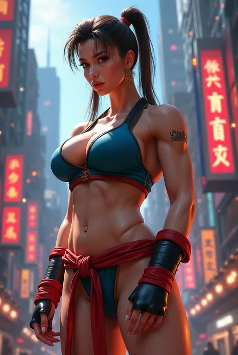 Chun-li street fighter character Futanari 