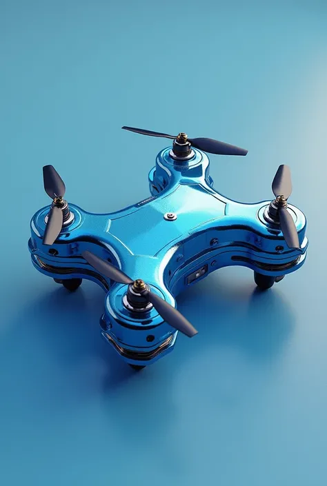 Peux tu me faire une image avec un fourgon citan en bleu chrome, avec comme publicité Water Drone Technologies, c’est une société de nettoyage de toiture, terrasse, façade… Pour le reste soit créatif et un design moderne et styler