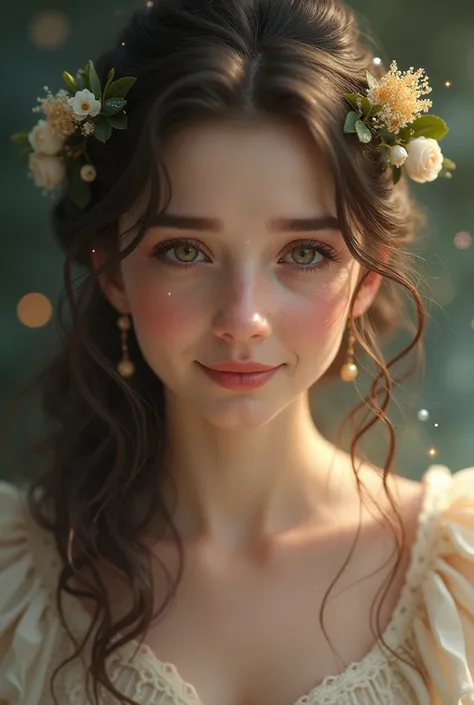 Image of a princess, happy and sad