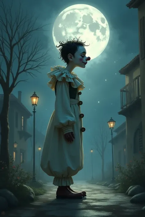 In the moonlight, My friend Pierrot