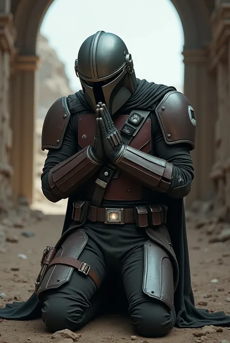 Mandalorian praying 