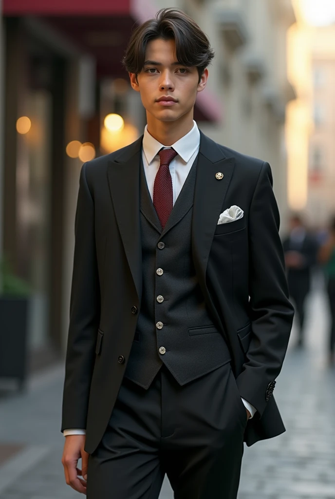 A well-dressed 17-year-old