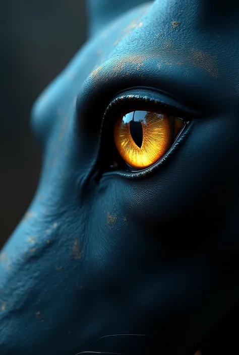 Create the realistic and detailed eye of the god ANUBIS 