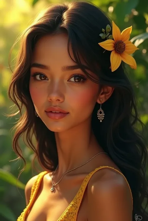 Image of a pretty girl from Brazil 