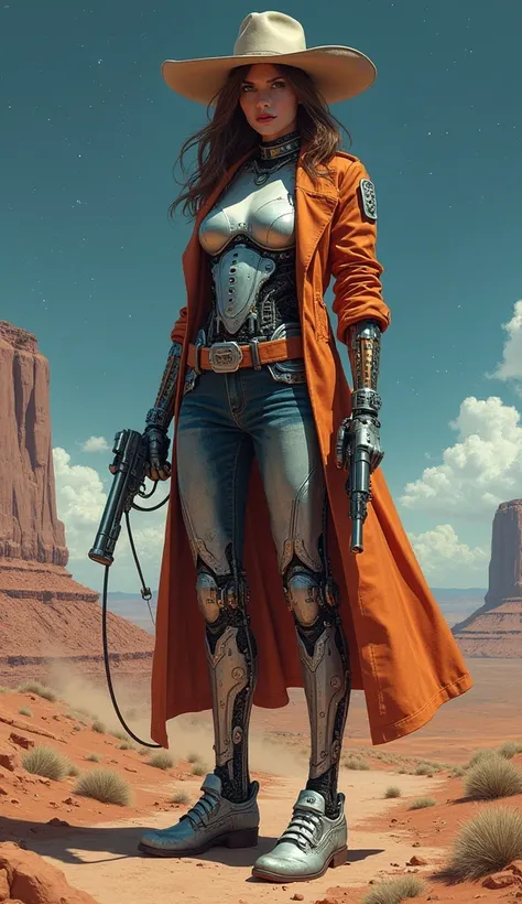 A cyborg cowgirl 