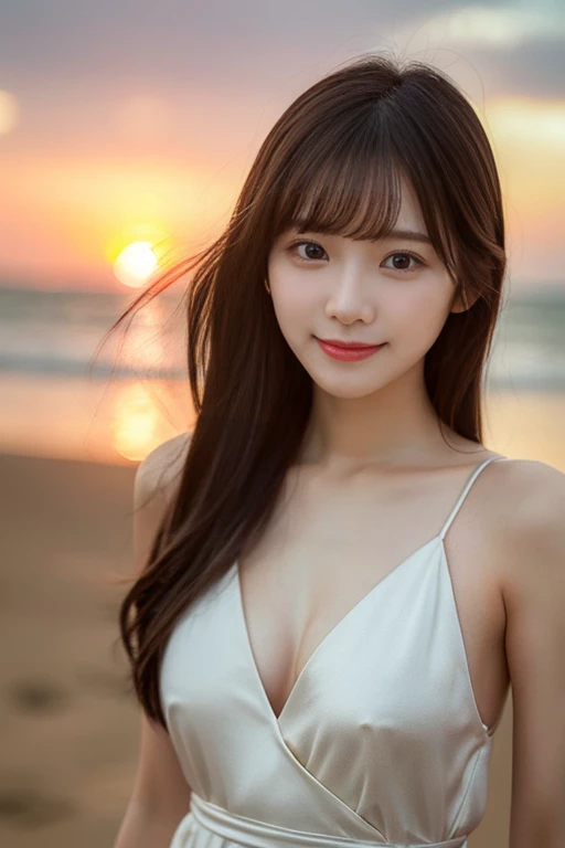 1 beauty, Detailed eyes, Puffy eyes, highest quality, 超A high resolution, (Reality: 1.4), Cinema Lighting, Ultra Wide Angle, (blurred background:1.4), Asian Beauty, Super Beauty, Beautiful Skin, Slender, slim body, delicate, Facing forward, (Surreal), (Ver...