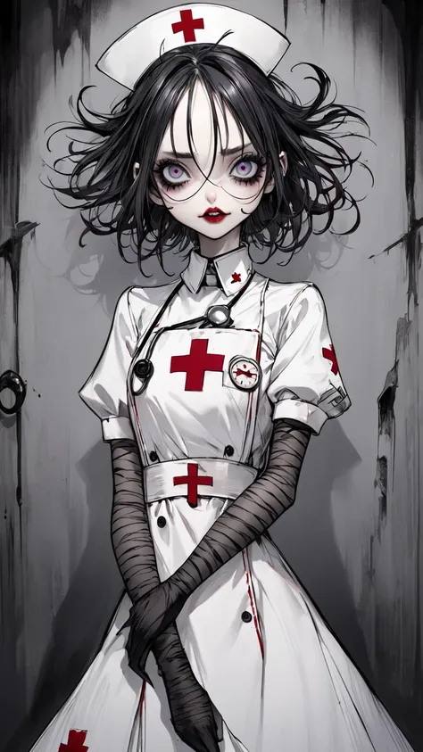 Tim Burton style 、Mad Nurse、