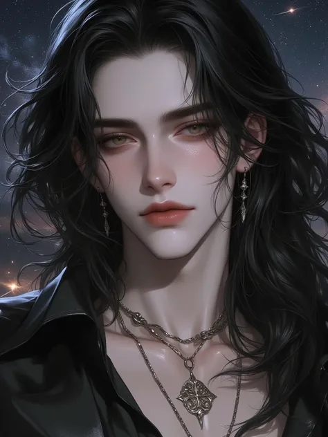 (  high resolution ,   Detail ), (1 person,   alone,   adult  , ความเป็น  adult   ,   beautiful woman , fit, น่าlove), Wavy Black hair มีหน้าม้า, dark brown eyes , Fantasy,    very detailed face  ,  , the upper part of the body ,   Masterpiece,    high res...