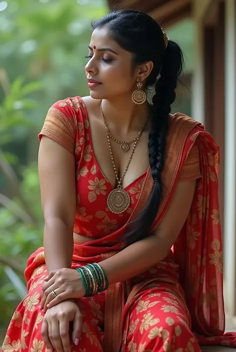 The beautiful Malayali woman sits on her servants shoulder, women age is 30, large breasts, bra, Wearing printed Kurtis, ponytail Black Hair, full figure, Drunk, walking, shoulder ride, wearing shoes , close up, dancing, realistic photos, real, holding her...