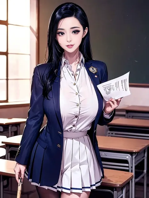 (best quality:2.0),(extremely detailed:2.0),(highly detailed:2.0),(Yuma is a first-year student at Asagi First Academy,known for her exceptional talent in performance calligraphy and her captivating presence),(Despite being highly admired by her peers,she ...