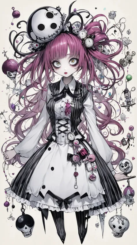  Tim Burton style  、 Lucia Tsukimiya (Drug of Insanity )、