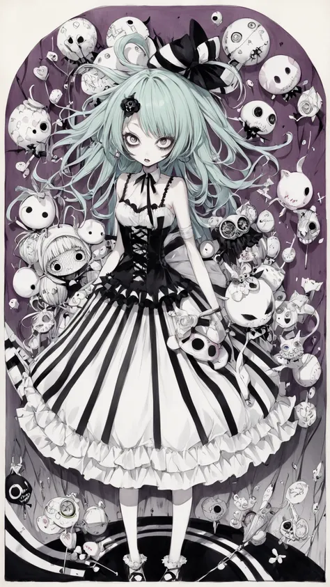  Tim Burton style  、 Lucia Tsukimiya (Drug of Insanity )、