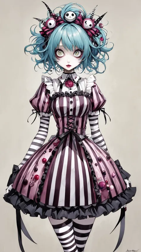  Tim Burton style  、 Lucia Tsukimiya (Drug of Insanity )、