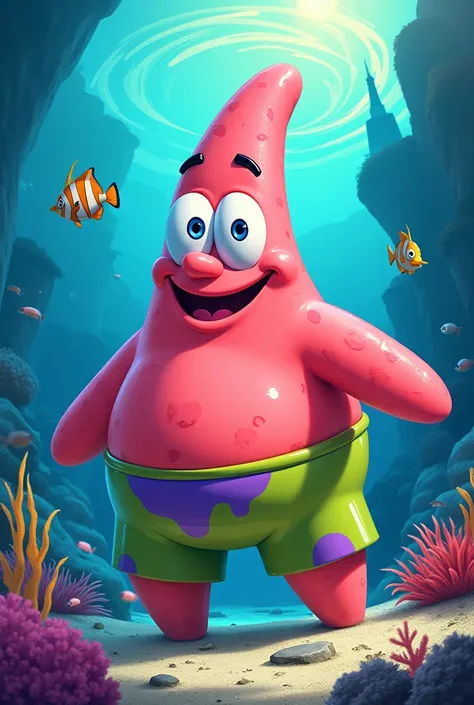 Create a cool picture of Patrick 