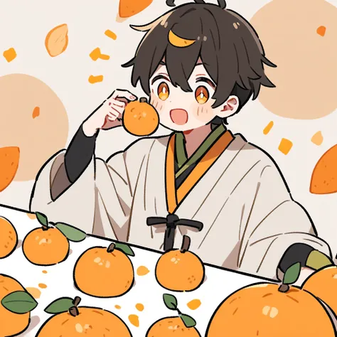 Mandarin orange boy