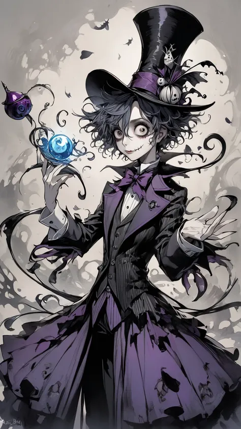  Tim Burton style  、magician