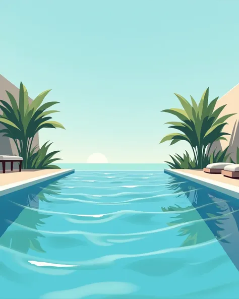  Type me the logo "RIVIERA" That takes the form of a pool 